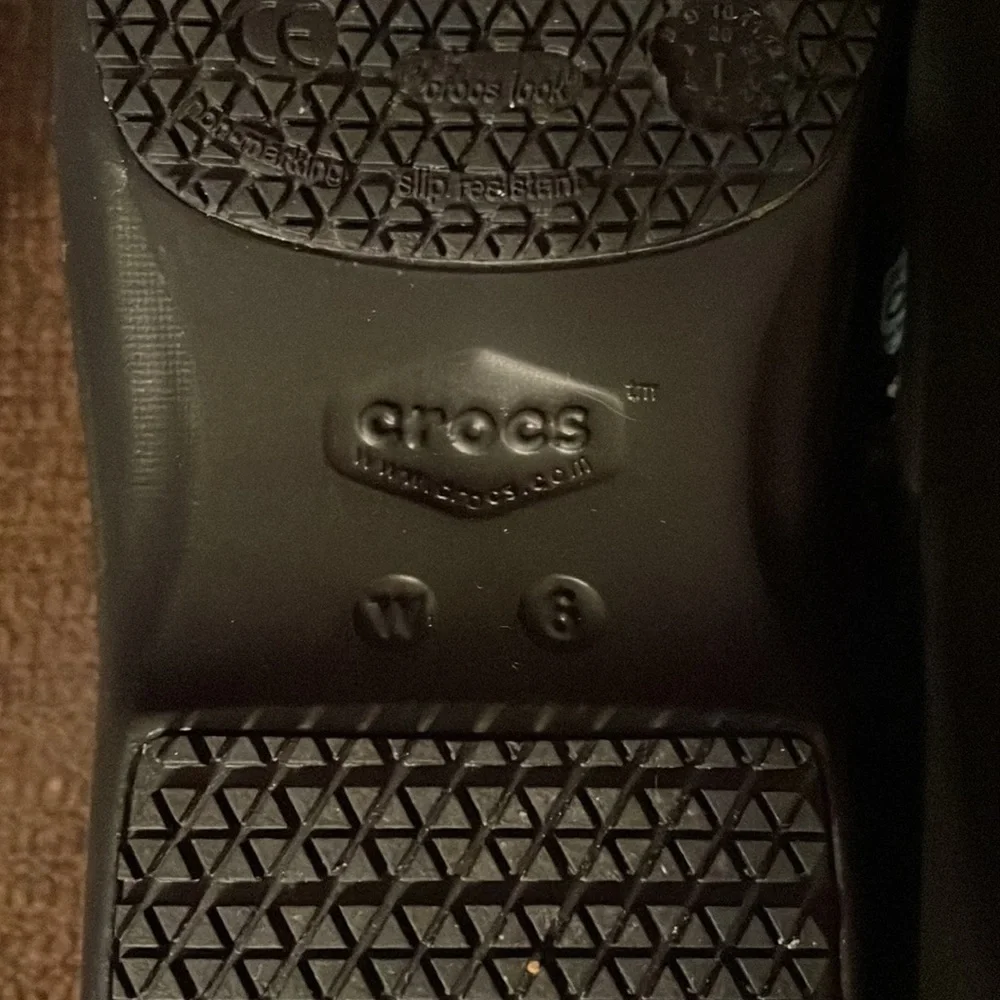 Color black with multi color on them, size 6 Brand new. - Picture 4 of 4
